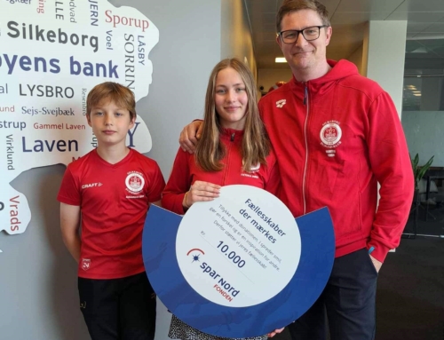 Silkeborg Svømmeklub modtager kr. 10.000, – fra Spar Nord Fonden.
